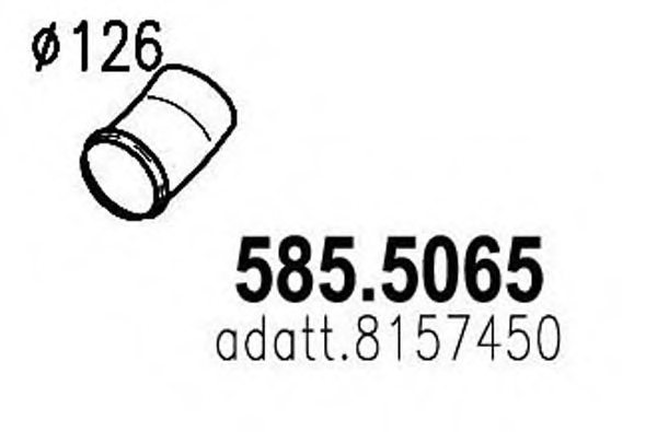 ASSO 585.5065 Exhaust Pipe